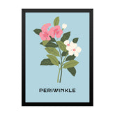 Aesthetic Modern Floral Art Wall Paintings with Frame